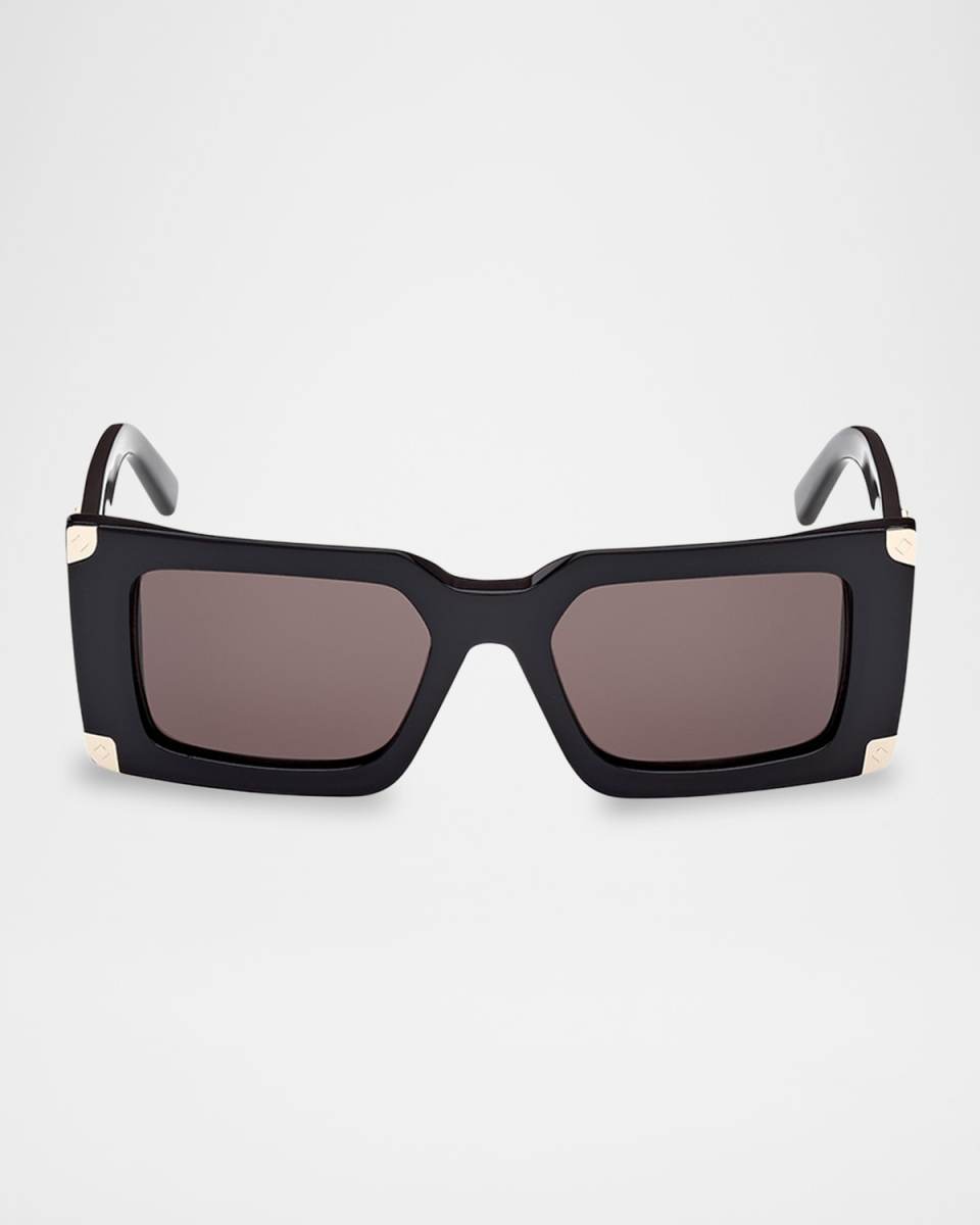Rectangle Acetate Sunglasses
